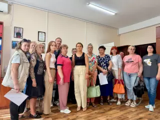 Зустріч Ольги Бабенко з представниками Металургійного району.