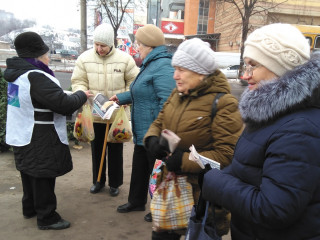 Волонтеры Криворожской команды ВО «Батьківщина» снова выходят на улицы родного города