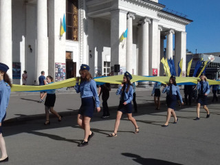 Поднятие Государственного  флага в Центрально-Городском районе