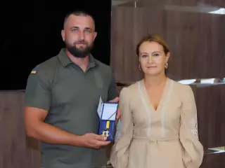 Ольга Бабенко нагородила військовослужбовців з нагоди Дня Незалежності України