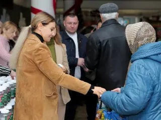 Ольга Бабенко надала вітаміни криворіжцям Покровського та Тернівського районів, що опинилися в складних життєвих умовах