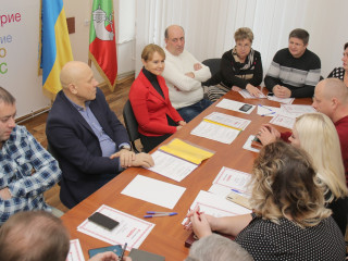 В громадській приймальні Ольги Бабенко проведено розширене засідання бюро Криворізької міської організації ВО «Батьківщина»