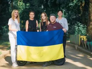 🇺🇦Передали  електроскутер ветерану Єгору Шибакову.