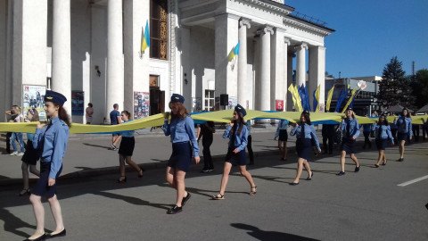 Поднятие Государственного  флага в Центрально-Городском районе