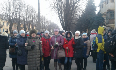    Представители "ЗА РIДНЕ МIСТО" почтили память погибших воинов-освободителей