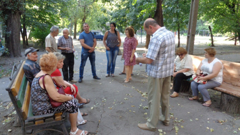 По обращению ингульчан проведена выездная встреча