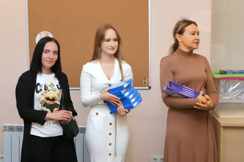 Ольга Бабенко відвідала кімнату психологічної підтримки дітей "Серденько"